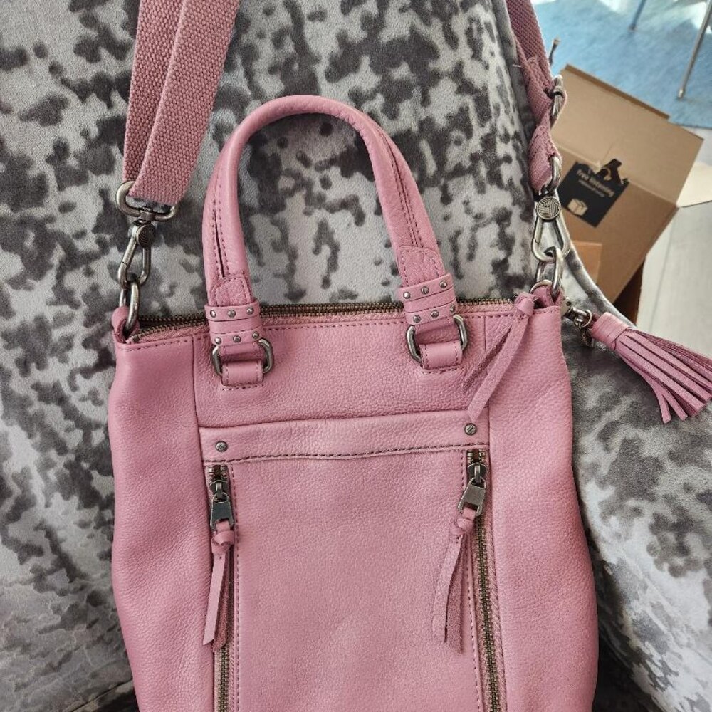Sak leather mauve handbag